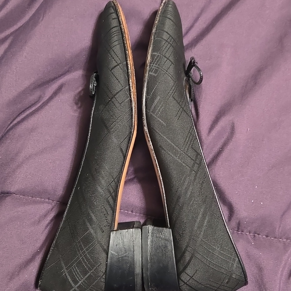 Salvatore Ferragamo Black Bow Heels Size 8.5 - Picture 8 of 11